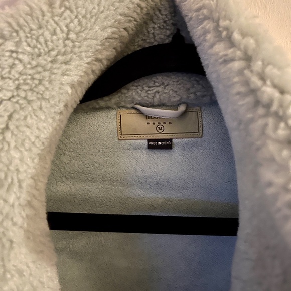 Blank NYC Faux Sherpa Teddy Coat in Good Start - Picture 7 of 7